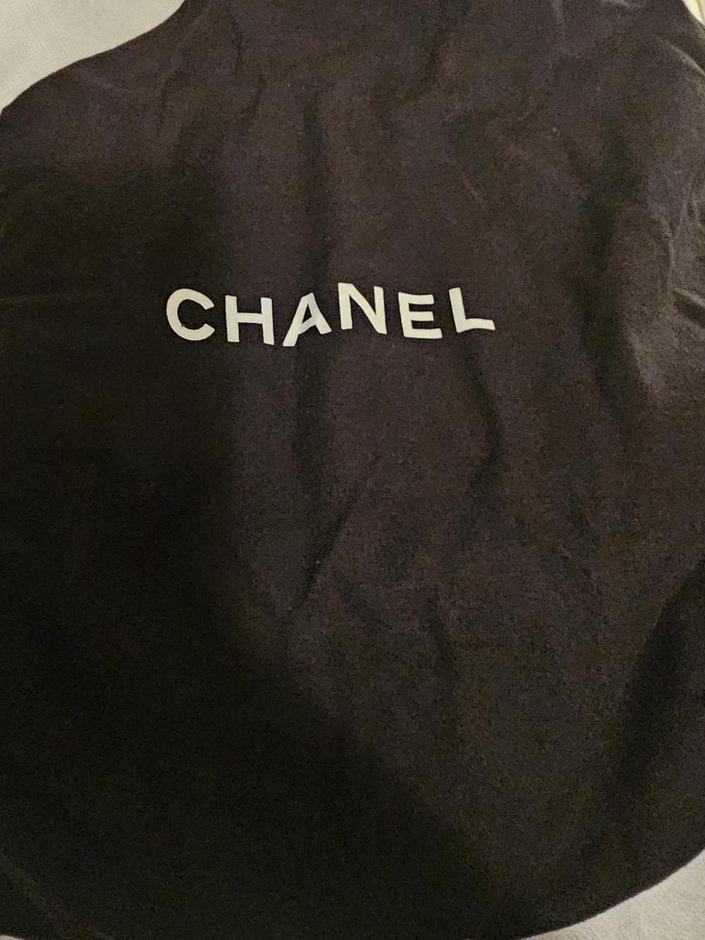 100% Authentic Chanel Taupe Slingback Peep-Toe Sandals - Picture 5 of 5